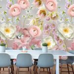 Bloemen behang - AK1061