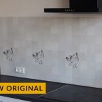 Antiek Tegeldesign met Kippen