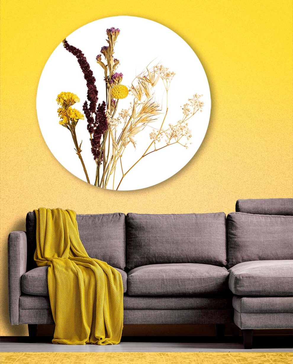 Cercle Mural - Dry Yellow