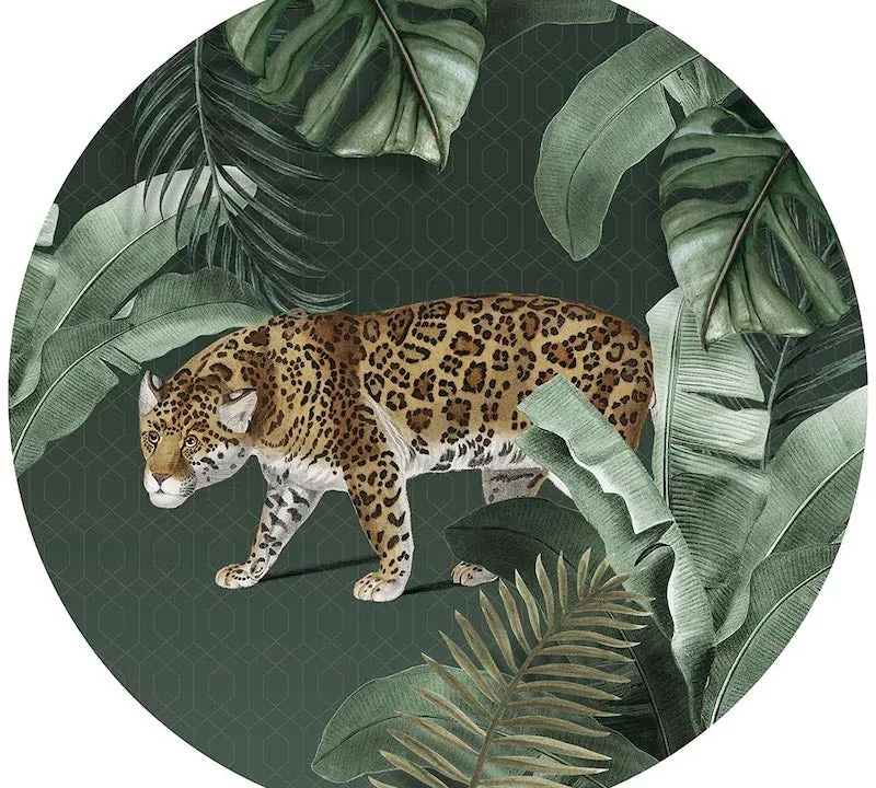 Wall Circle - Vintage Tiger Green