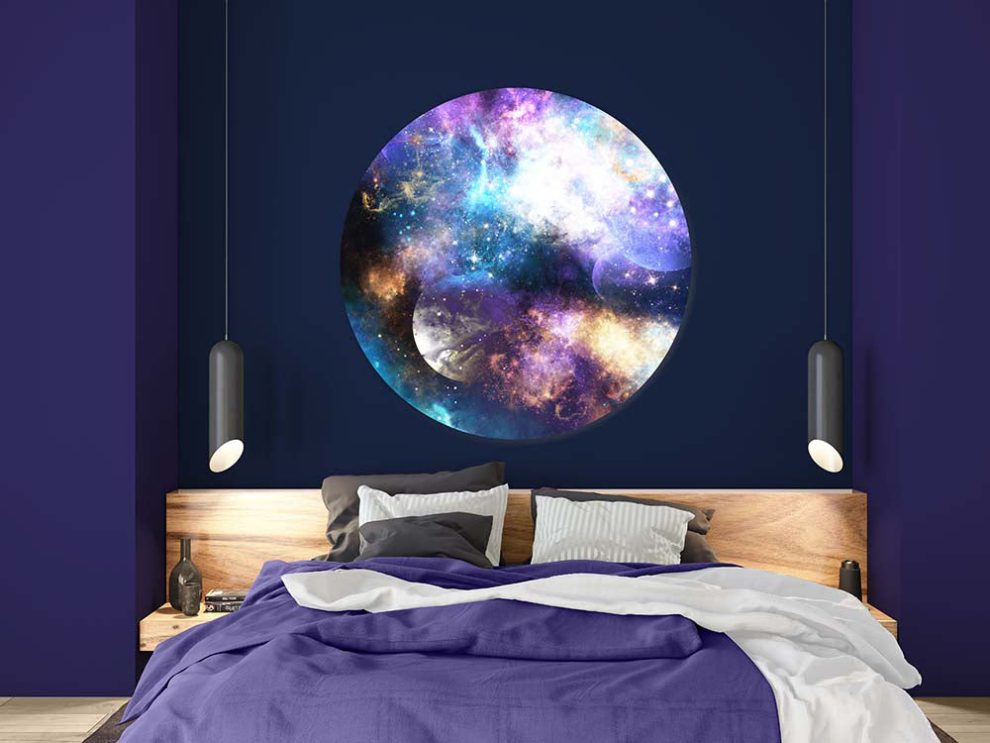 Cercle Mural - Galaxy Three