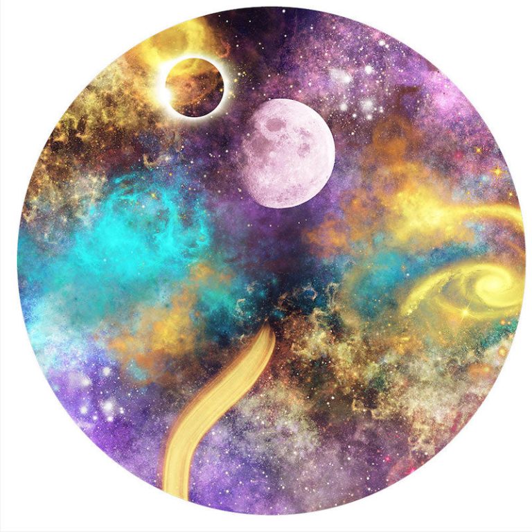Wandkreis - Galaxy Six