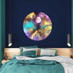 Muurcirkel - Galaxy Six