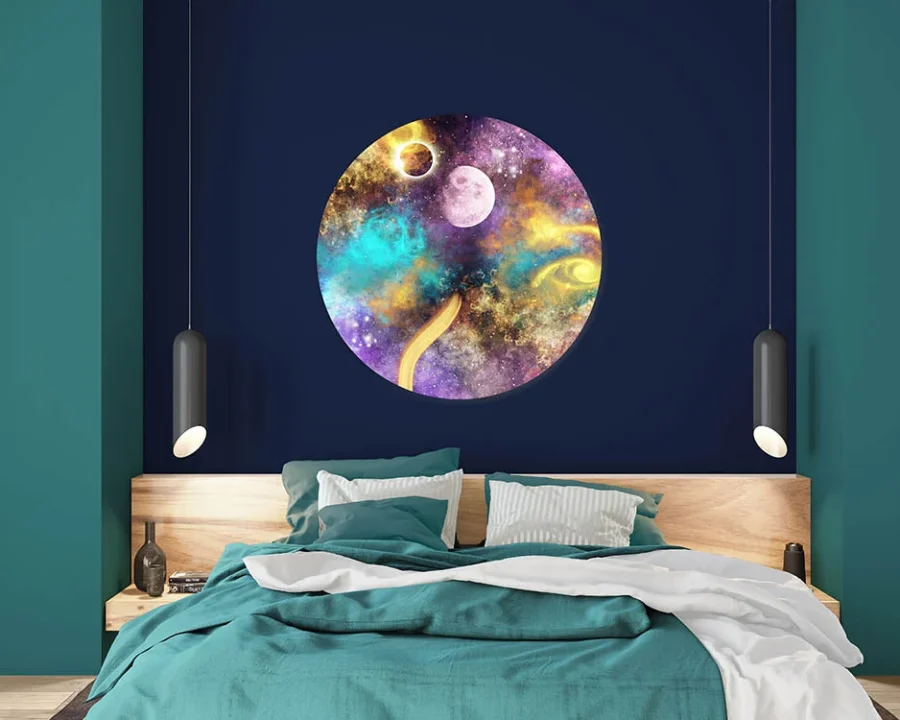 Wall Circle - Galaxy Six