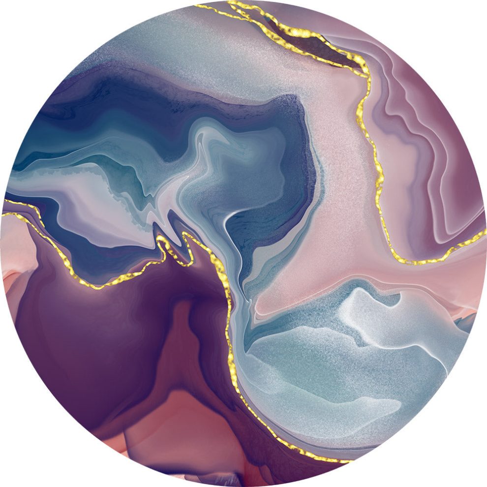 Cercle Mural - Gems Love Gold