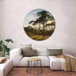 Muurcirkel Landschap met bomen