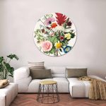 Blumen Wandkreis