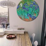 Van Gogh 'Irissen' Muurcirkel