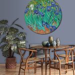 Van Gogh 'Irissen' Muurcirkel