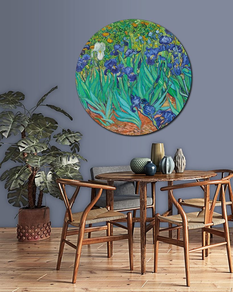 Van Gogh 'Schwertlilien' Wandkreis