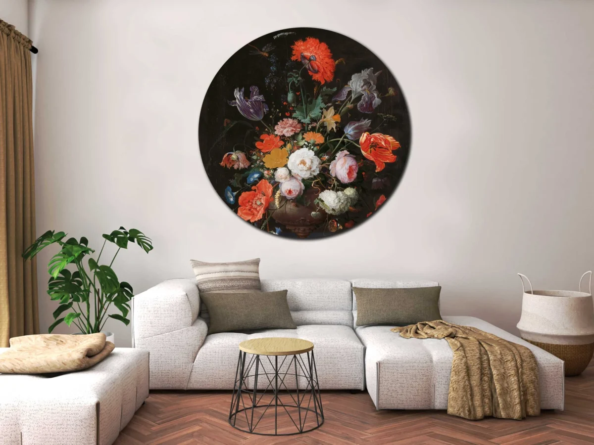 Stillleben Blumen Wandkreis