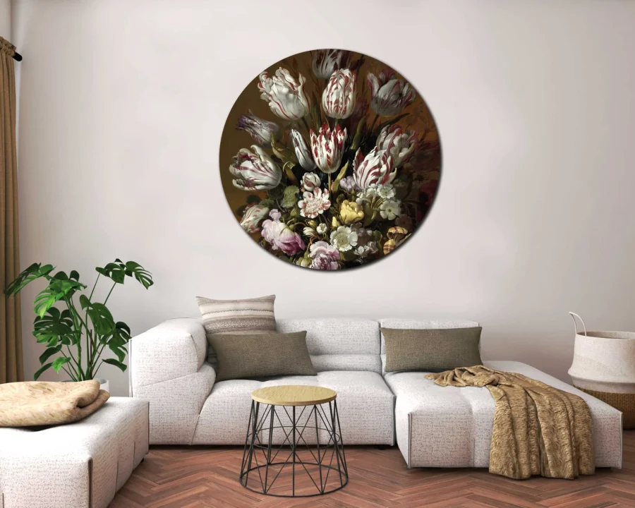 Flowers Wall Circle