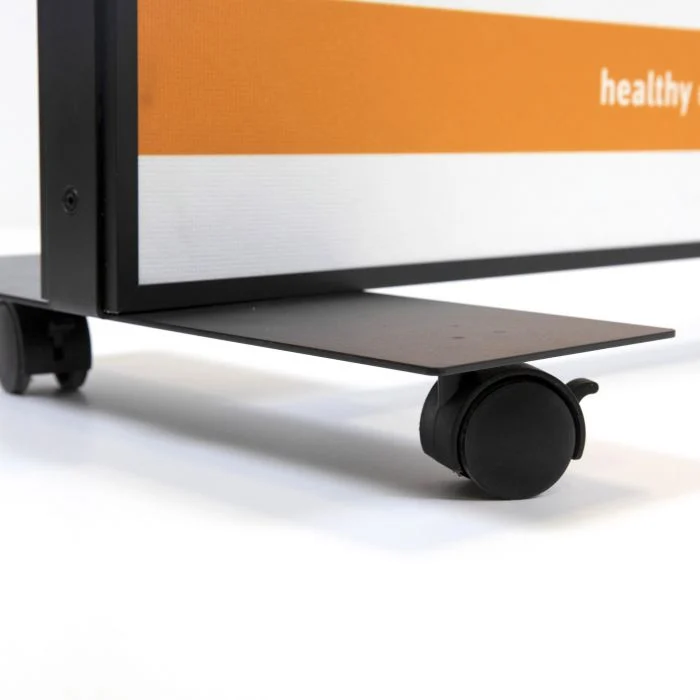 Acoustic panel on wheels