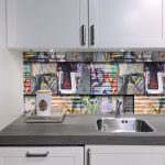 Keukenwand - Stoer graffiti design