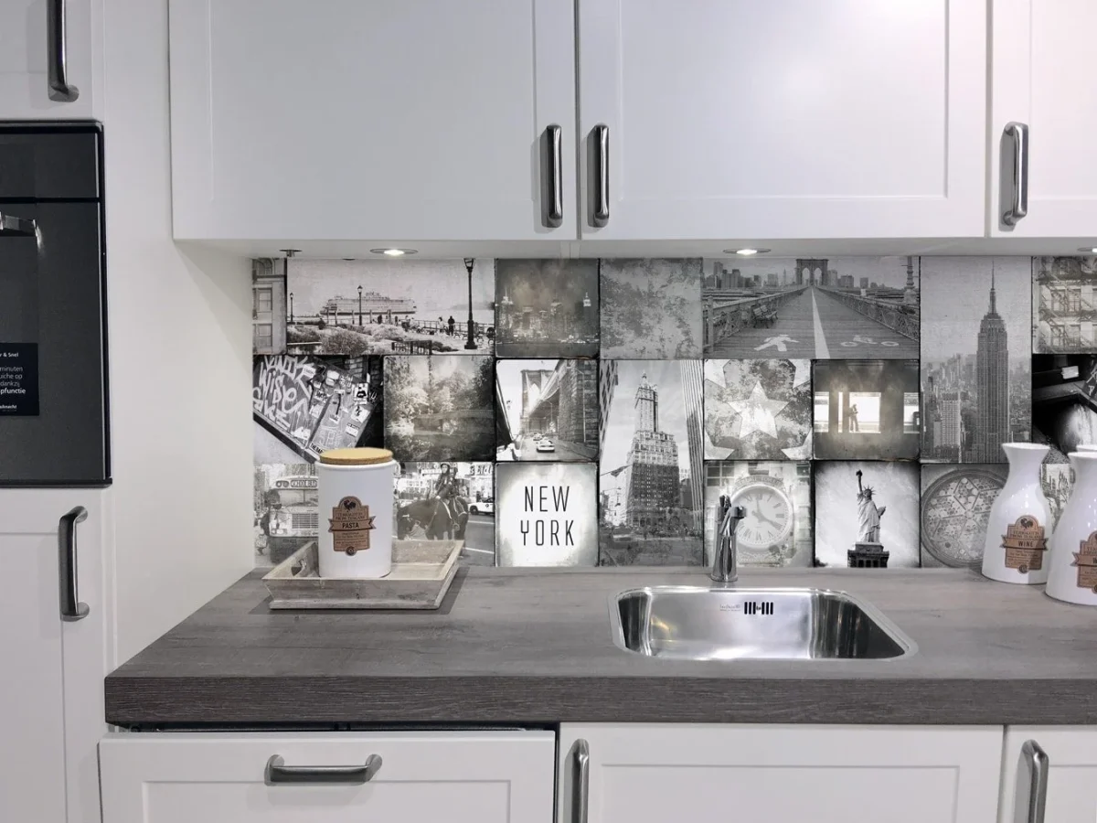 Kitchen splashback - New York City Tiles