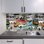 Kitchen splashback - Amsterdam Cars