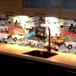 Kitchen splashback - Amsterdam Cars