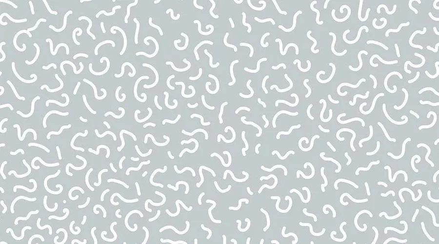 Stripes Design Küchenrückwand DW3003 mit weißen Kringelformen auf mintgrünem Hintergrund