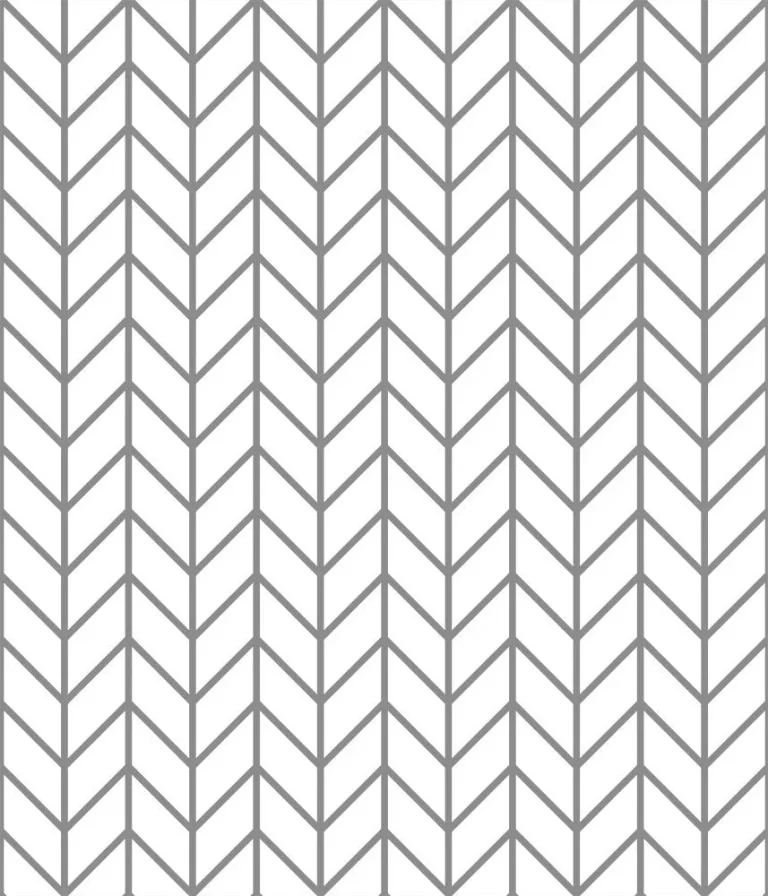 Motif à chevrons blancs aux fines lignes de joint grises