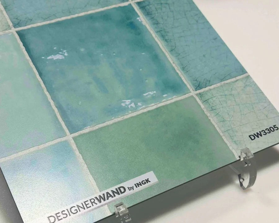 Muster der DW3305 Opal antiken Fliesen Küchenrückwand in türkisem Zellige-Stil