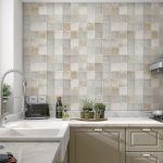 Antike Fliesen-Rückwand - Swirl