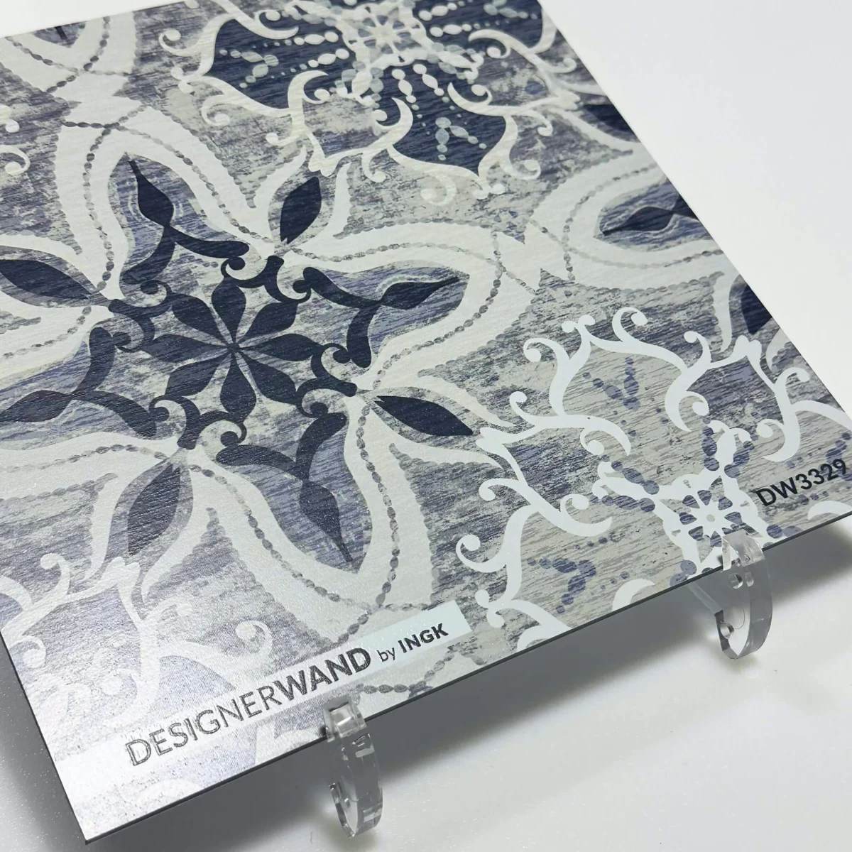 Staaltje DW3329 Mandela met sierlijk blauw-grijs mandala-tegelpatroon