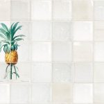 Keukenwand met print - Antiek Tegel Design - Ananas