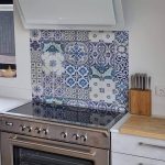 Küchenrückwand mit Druck - Fliesendesign - Portugiesischer Fliesen-Look