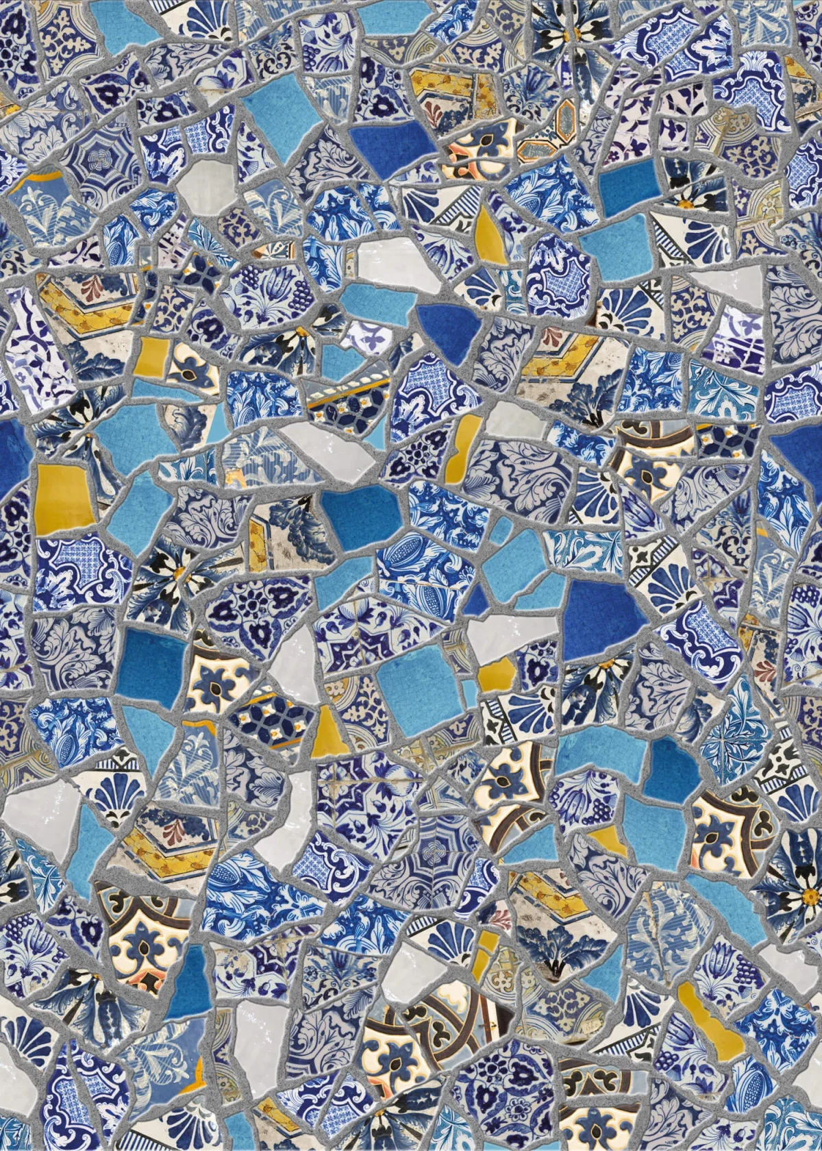 Mosaïque Park Güell - Échantillon Crédence DW3350