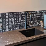 Koffie koffie koffie - Achterwand