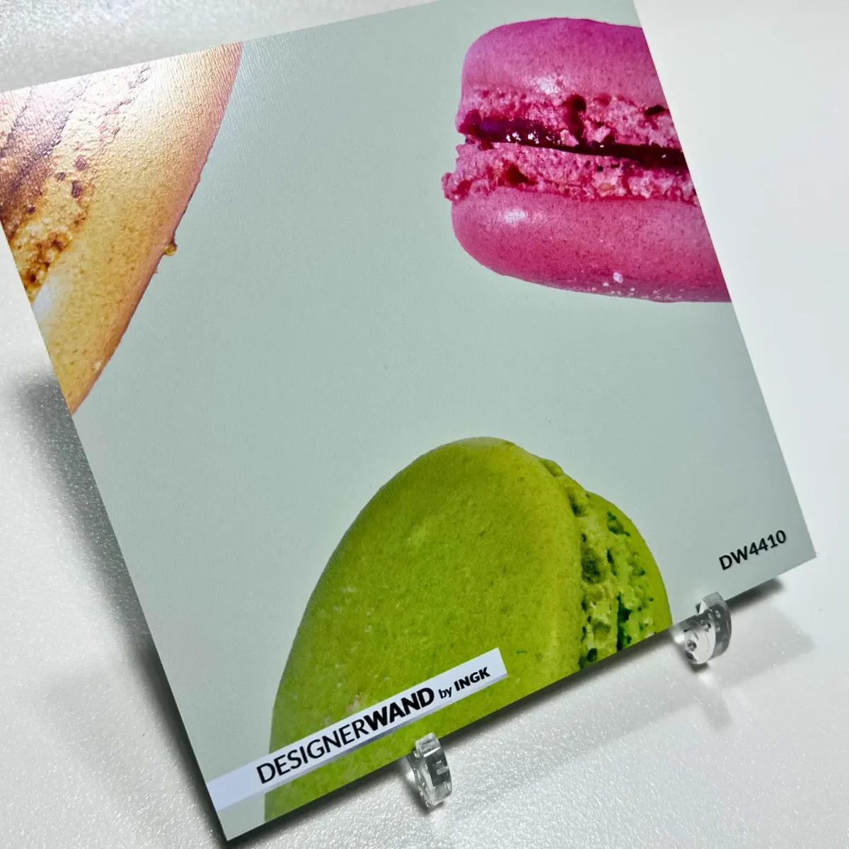 Keuken achterwand staal DW4410 macaron party pistache