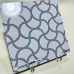 Crédence de cuisine avec impression - Marrakech Argent — Staal