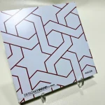 Keukenwand met print - Granada Rosegoud — Staal