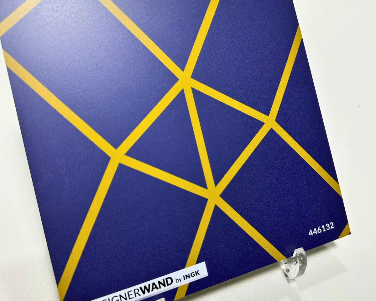 Keuken achterwand staal DW446132 nador blue goud