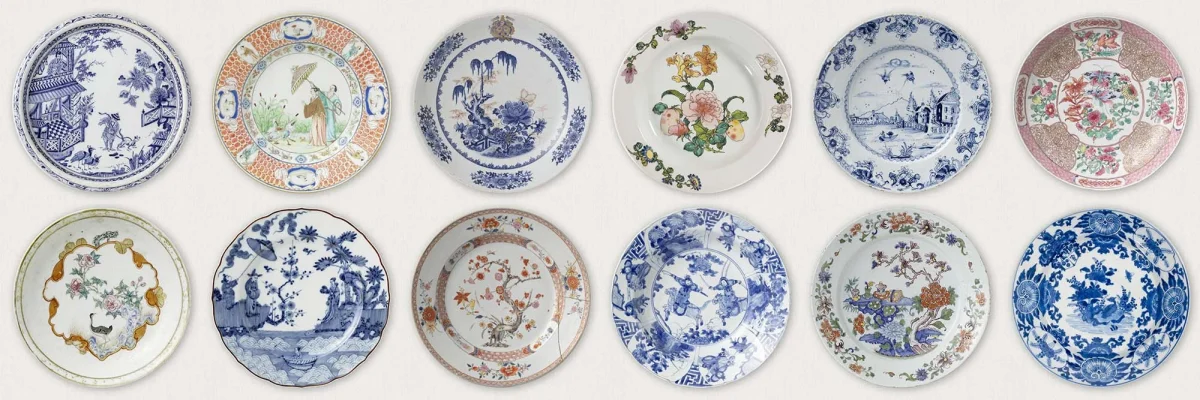 Crédence de cuisine avec impression - Assiettes murales Rijksmuseum