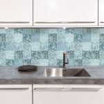 Spatwand met Bloemen Tegellook