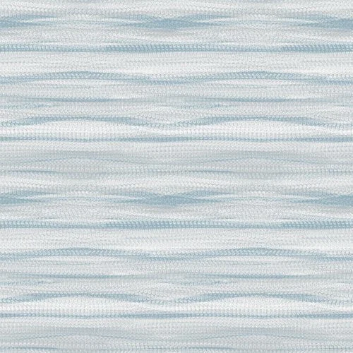 Blue Waves backsplash DW6016 with soft light blue horizontal wave lines and textile texture