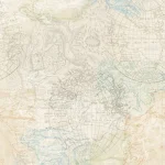 Collage de carte du monde vintage avec globes terrestres antiques et cartographie historique dans des tons doux crème et bleu