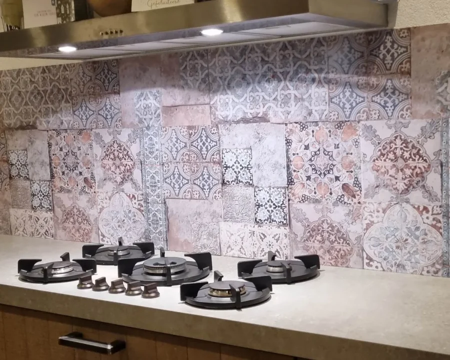 Hollandse tegeltjes spatwand DW6083 voor keuken achterwand