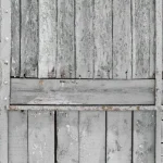 Crédence en bois DW7058 avec planches grises patinées en motif porte de grange