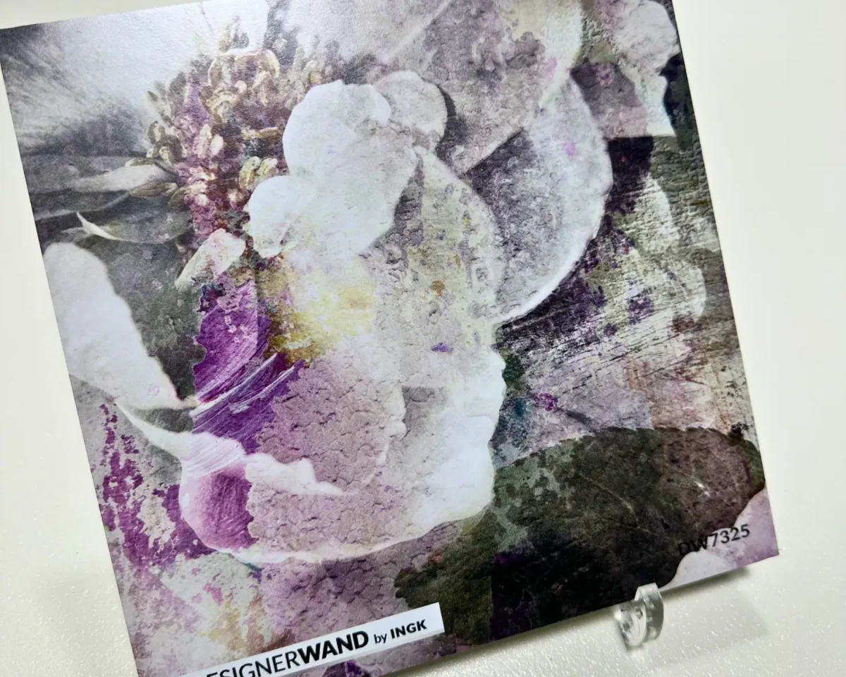 Keuken achterwand staal DW7325 bloemen