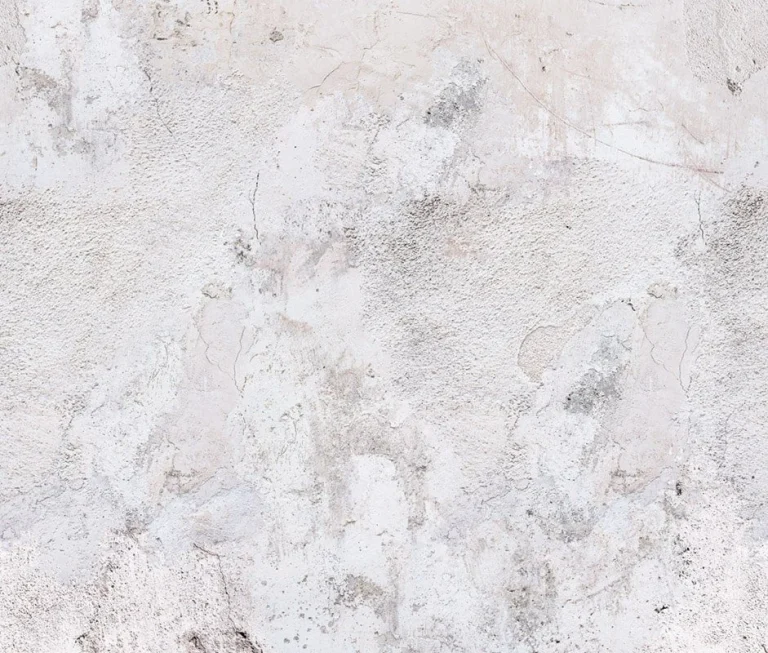White beton cire backsplash DW7373 with light grey concrete effect and subtle cracks
