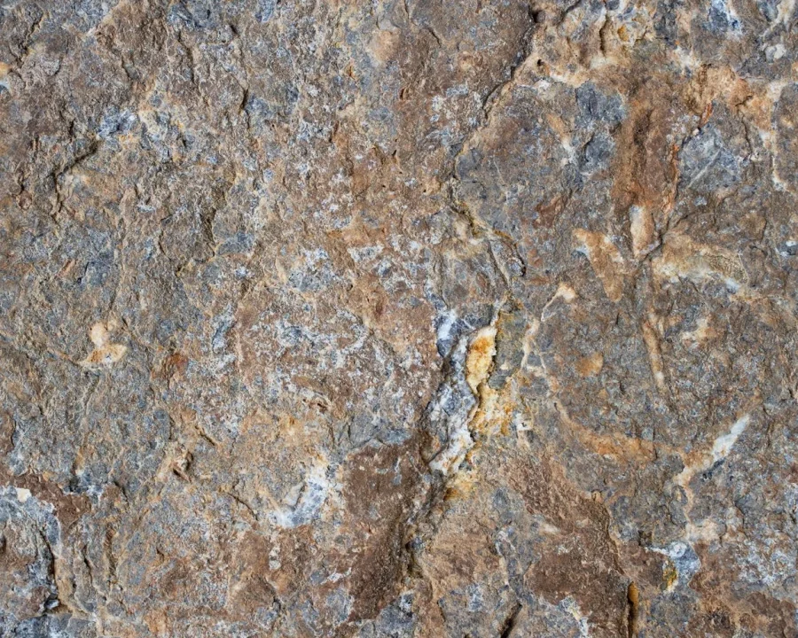 Muster der DW7405 Felsstruktur-Küchenrückwand mit grauen und braunen Naturstein-Adern