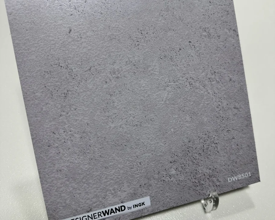 Muster Ombre Chalk DW8501 Küchenrückwand in kreideähnlichem Weiß mit feiner Betonstruktur