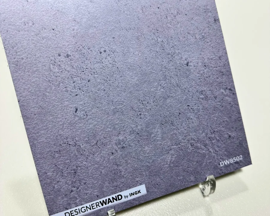 Muster Ombre Gray DW8502 Küchenrückwand in neutralem Mittelgrau mit Beton-Look-Textur
