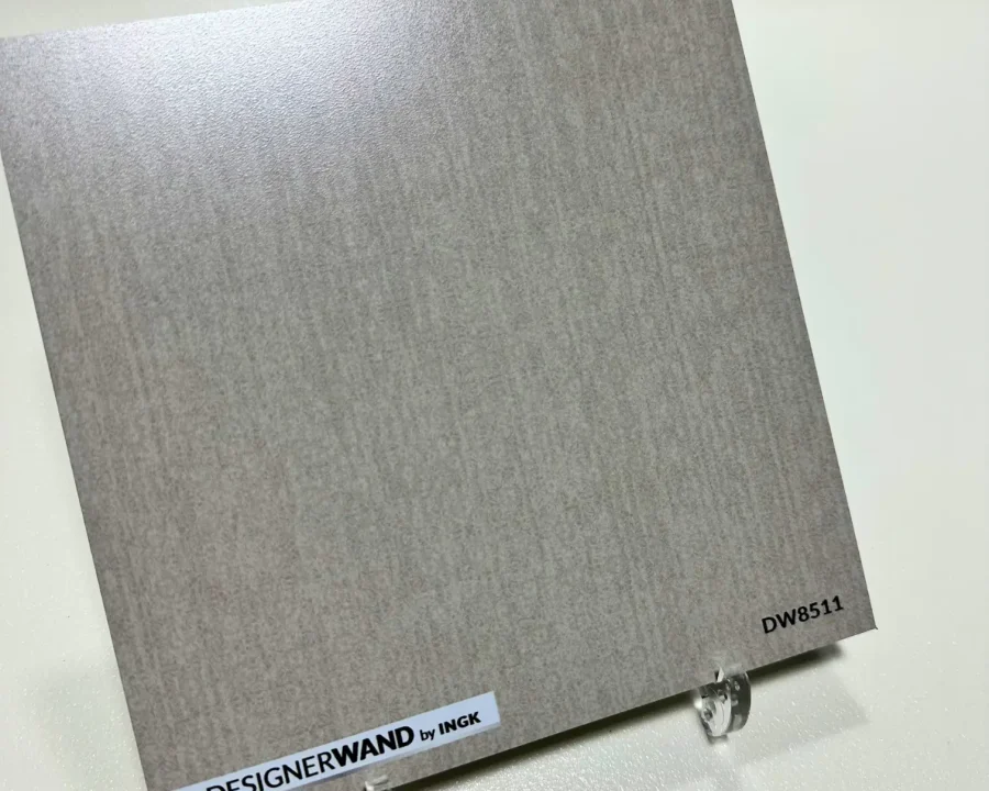 Muster Texture Taupe Light DW8511 Küchenrückwand in warmem hellem Taupe mit Leinen-Webmuster