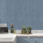 Texture Blue - Uni Küchenrückwand