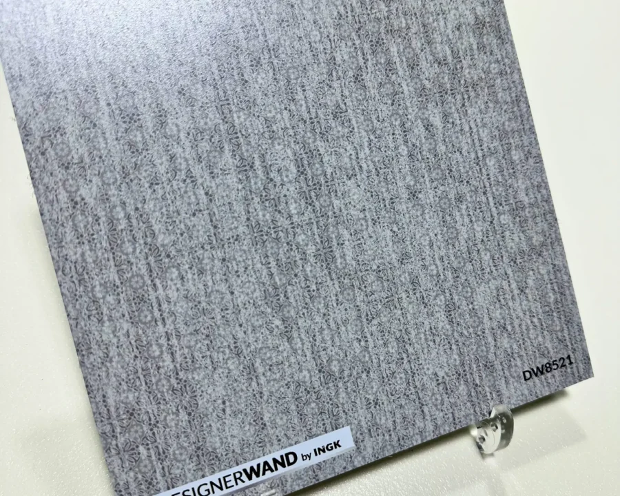 Muster der mittelgrauen Texture Gray Mid Küchenrückwand mit gewebter Leinentextur.