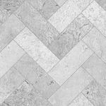 Herringbone Visgraat Tegel Grijs - Keuken Achterwand Staal DW8530