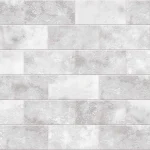 Crédence carreau métro gris clair DW8541 avec effet céramique patinée aux tons blanc et gris